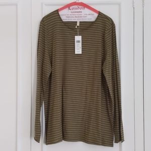 Eileen Fisher Organic Cotton Top size XL